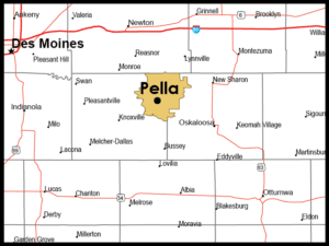 Pella Fiber Zone Map